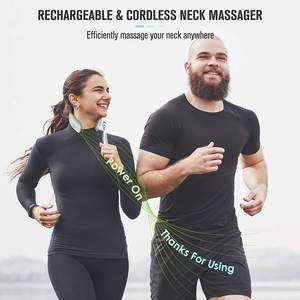 Masajeador eléctrico inalámbrico para cuello, diseño recargable e inalámbrico por voz - Product Image 4
