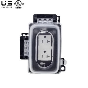 आउटडोर आउटलेट कवर सिंगल गैंग इलेक्ट्रिकल बॉक्स ब्लैक वाटरप्रूफ प्लग में गीले स्थानों के लिए वेदरप्रूफ इनक्लोजर शामिल हैं - Product Image 1