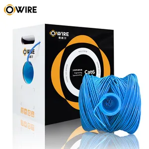 Custom Network Cable Cat 6 100m 305m 1000 Ft REELEX Coil 23 Awg Utp Shielded Cca De Red Cat 6 Network Cable