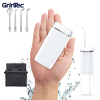 Irrigateur dentaire et dentaire électrique rechargeable, sans fil, portable, nettoyage en profondeur des dents, avec 4 buses