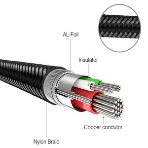 แจ็ค6.35mm 6.5mm <span class=keywords><strong>TRS</strong></span> สเตอริโอปลั๊กตัวผู้ไปยัง3Pin XLR ตัวเมียไมโครโฟนไมโครโฟนลำโพงเสียงกีตาร์สายถัก - Product Image 2