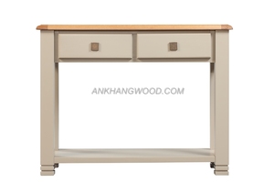 LEGACY Diseño moderno Muebles de sala de estar Mesa de salón 2 cajones Muebles para el hogar Madera maciza de roble/Pino/ACACIA de alta calidad - Product Image 4