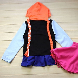 Manteau d'hiver en laine avec capuche pour fille, Costume de princesse Elsa, veste à capuche, Anna épaissie, manteau d'extérieur, blanc neige - Product Image 5