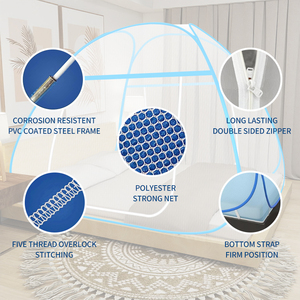 Xách tay có thể gập lại chống muỗi <span class=keywords><strong>Net</strong></span> cho cắm trại ngoài trời cho cắm trại - Product Image 4