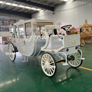 Carruaje Real de Caballos, Carruaje de Boda de la Princesa Cenicienta, Carrozas, Carruaje Eléctrico para Recorridos Turísticos - Product Image 4