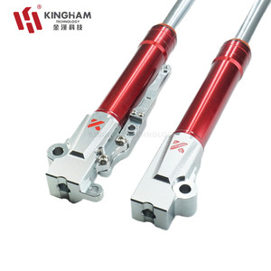 Suspension de moto KINGHAM pour <span class=keywords><strong>HONDA</strong></span> Vario Click <span class=keywords><strong>125</strong></span>/150 aluminium CNC personnalisation 410mm amortisseur avant de moto - Product Image 2