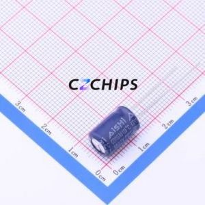 Condensateur électrolytique en aluminium à montage traversant EGW2GM4R7F12OT, composant à montage traversant (THT), D8xL12mm 4.7uF 20% 400V 3.5mm - Product Image 1