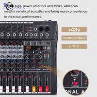 Console de mixage audio Soundcraft 16 canaux pour la scène, le chant et les performances, console de mixage audio professionnelle
