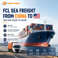 Pengiriman Laut FCL Dari Cina ke AS Amazon FBA DDP Door to Door Bea Cukai Terjamin Harga Terbaik Pengiriman Handal