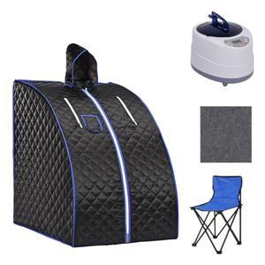 Btws Family Single <b>Sauna</b> Room <b>Sauna</b> Tent with High Quality Wet <b>Steam</b> Fumigator Instrument - Product Image 1