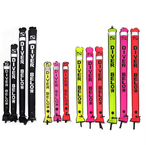 Boya marcadora de superficie de buceo SMB visibilidad colorida seguridad inflable Scuba SMB Dive Alert <span class=keywords><strong>Diver</strong></span> debajo del equipo de seguridad de buceo - Product Image 1
