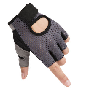 2026 Custom Half Finger Waterproof Anti-Slip Microfiber Polyester <b>Weight</b> Lifting <b>Gloves</b> Fitness Training Workout Sports Gym - Product Image 3