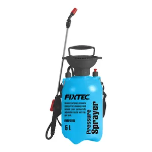 FIXTEC 5L Agricultural Spray Pump Machine Manual Hand Garden Tools Copper Nozzle Portable Backpack Sprayer