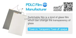 Toptan TQX pdlc film rulo elektrokromik Film vitre akıllı pelcula Pdlc bölüm cam gizlilik kendinden yapışkanlı Pdlc filmi
