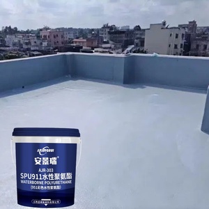 <span class=keywords><strong>Membrana</strong></span> Impermeabilizante de Poliuretano a Base de Agua, Colorida, con Revestimiento Impermeable de PU, Conveniente y Eficaz <span class=keywords><strong>para</strong></span> Sellado de Techos y Paredes - Product Image 6