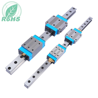 Glissières linéaires de haute précision de marque HIWIN, blocs de glissement compatibles avec les moteurs, en aluminium et acier inoxydable, pour systèmes automatiques