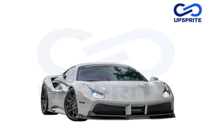 Nuevo Parachoques Delantero Modificado Estilo Vors de Fibra de Carbono, Alerón Delantero para <span class=keywords><strong>Ferrari</strong></span> <span class=keywords><strong>488</strong></span>, Labio Delantero Mejorado - Product Image 5