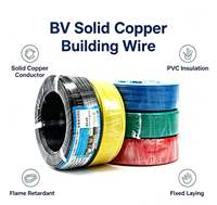 100 Meter 1,5mm 2,5mm Schwarzes PVC BV Kabelrolle Einadrig Massiver Kupferdraht für Festinstallationen Beleuchtungssysteme