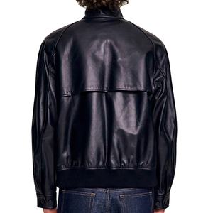 Chaqueta de Cuero para Hombre, Estilo Informal, Delgada, Formal, Holgada, Impermeable, Transpirable, para Trabajo, Descanso, Aire Libre y Senderismo - Product Image 4