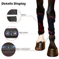 Appareil de photothérapie pour les jambes, thérapie par lumière rouge pour les muscles des jambes, lampe infrarouge pour la cicatrisation des plaies et la protection musculaire