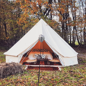 Quattro Stagioni Impermeabile All'aperto Campeggio di Famiglia 5M <span class=keywords><strong>Tenda</strong></span> di Bell per Glamping - Product Image 6