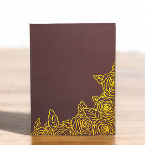 <span class=keywords><strong>Album</strong></span> photo <span class=keywords><strong>à</strong></span> insérer 4R de 6 pouces, 100 <span class=keywords><strong>pages</strong></span>, estampillé or, pour le rangement de photos de mariage - Product Image 3