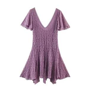 Vestido Elegante de Moda para Mujer con Cuello en V y Encaje - Product Image 2
