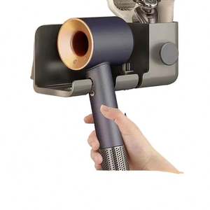 ที่วางไดร์เป่าผมในห้องน้ำ แบบไม่ต้องเจาะผนัง ที่แขวนไดร์เป่าผมไฟฟ้าอเนกประสงค์ติดผนัง - Product Image 1