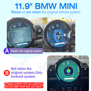 Autoradio Android 15 11,9 pouces avec Carplay, lecteur vidéo, navigation GPS pour BMW <span class=keywords><strong>Mini</strong></span> <span class=keywords><strong>Cooper</strong></span> R56 R57 R58 R60 F54 F56 F60 - Product Image 3