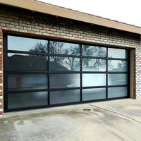 Porte per Garage in Vetro con Telaio in Alluminio, Design Moderno ed Elegante, Colore Personalizzabile, Ideali per Case Familiari Suburbane - Richiedere Preventivo