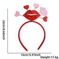 Serre-tête personnalisé XOXO Love Wing, bandeau imprimé XOXO pour tenue quotidienne, enterrement de vie de jeune fille et coin photo café
