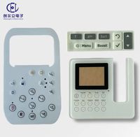 Interrupteur à membrane PCB personnalisé avec bouton en relief, panneau PET/PC pour instruments CNC et équipements d'injection, certifié ISO9001