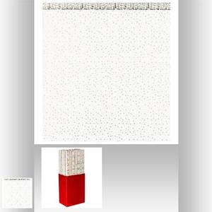 Papier d'emballage transparent avec décorations de Noël 70x500cm - Product Image 1