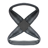 Correas de agarre para levantamiento de pesas en forma de 8, unisex, ligeras, ajustables, antideslizantes, de neopreno y látex, para fitness