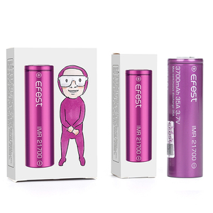인기 판매 전기 자전거/스쿠터 리튬 배터리 팩 Efest 21700 3700mAh 35A <span class=keywords><strong>3</strong></span>.7V 리튬 이온 배터리 - Product Image 5