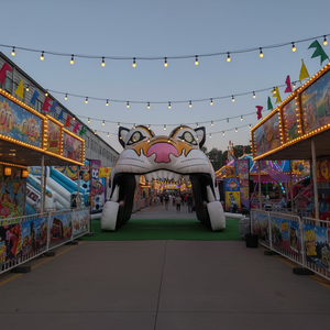 Tenda Gonfiabile a Forma di Tigre in PVC per Pubblicità, con Pompa Elettrica, Impermeabile e Resistente alle Intemperie per Competizioni Sportive - Product Image 1