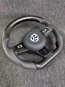 Volant en fibre de carbone pour Volkswagen Polo gti Scirocco GTS GTE GLI R-Line <span class=keywords><strong>Golf</strong></span> <span class=keywords><strong>6</strong></span> Mk4 Mk5 Mk7 <span class=keywords><strong>GTD</strong></span> CC Polo jetta passat - Product Image 3