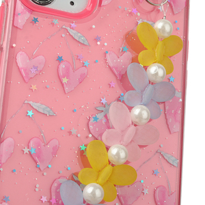 Somastel-funda brillante 2 en 1 para <span class=keywords><strong>iPhone</strong></span> <span class=keywords><strong>14</strong></span> <span class=keywords><strong>Pro</strong></span> Max, Protector con pulsera bonita, novedad - Product Image 4