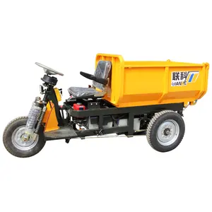 LK135 camioneta de carga mini dumper eléctrico volquete triciclo mini orugas chasis dumper camión dumper eléctrico