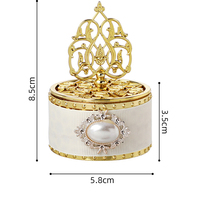 Boîte à Bonbons en Gros de Style Rétro Européen, Boîtes de Faveurs de Mariage en Plastique, Boîte Cadeau Créative et de Luxe