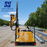 Plateforme de forage PV Engineering TZ650 avec système de contrôle automatique, facile à utiliser, adaptée à la construction de fondations pour panneaux photovoltaïques
