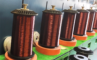 Fil de bobinage en aluminium émaillé PT 25 PT 35, 55 lb, brun clair, fil magnétique, norme IEC60317 5000V