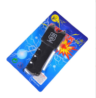 Jouets de farces en plastique noir, bâton électrique à choc, jeu de farces pour le jour de poisson d'avril, pour les enfants de 4 à 12 ans