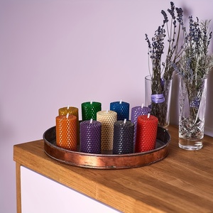 7 bougies artisanales écologiques parfumées à la cire d'abeille pour la décoration de la maison, les fêtes, les cadeaux - Mois de l'<span class=keywords><strong>Histoire</strong></span> des Noirs, Saint-Valentin - Product Image 4