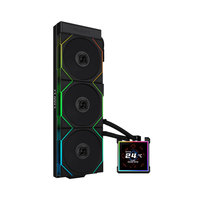 Refroidisseur de processeur liquide AIO Lian Li HydroShift LCD 360 TL pour boîtier d'ordinateur, radiateur 360 mm, écran LCD carré de 2,88 pouces, roulement fluide, 30 dBA silencieux