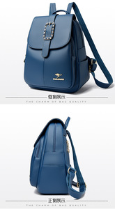 Sac à dos de haute qualité pour femmes, sac de voyage antivol, sac à dos de luxe, sac à bandoulière décontracté, sac d'école pour adolescentes, filles - Product Image 4