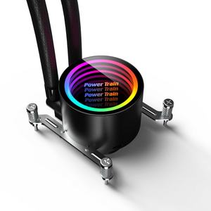 Precio de fábrica Computadora Cpu Enfriador líquido ARGB Procesador de CPU Enfriador de refrigeración Stock <span class=keywords><strong>Pc</strong></span> Agua 240mm Refrigeración líquida para Intel y Amd - Product Image 5