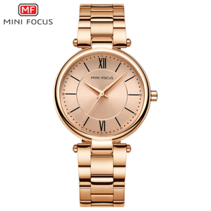 El nuevo <span class=keywords><strong>MINI</strong></span> Enfoque de moda correa de acero <span class=keywords><strong>reloj</strong></span> movimiento japonés impermeable <span class=keywords><strong>reloj</strong></span> de cuarzo 0189L - Product Image 2