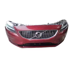 Kit de Carrocería para <span class=keywords><strong>Volvo</strong></span> <span class=keywords><strong>XC40</strong></span> XC60 V40 V90, Parachoques Delantero con Faros, Rejilla, Radiador, Guardabarros, Capó - Material Plástico - Product Image 4