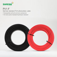 Cable fotovoltaico de panel solar TUV, conductor suave de cobre estañado tipo 5 de tipo 5 en 2Pfg1169 con 25 años de vida útil del producto